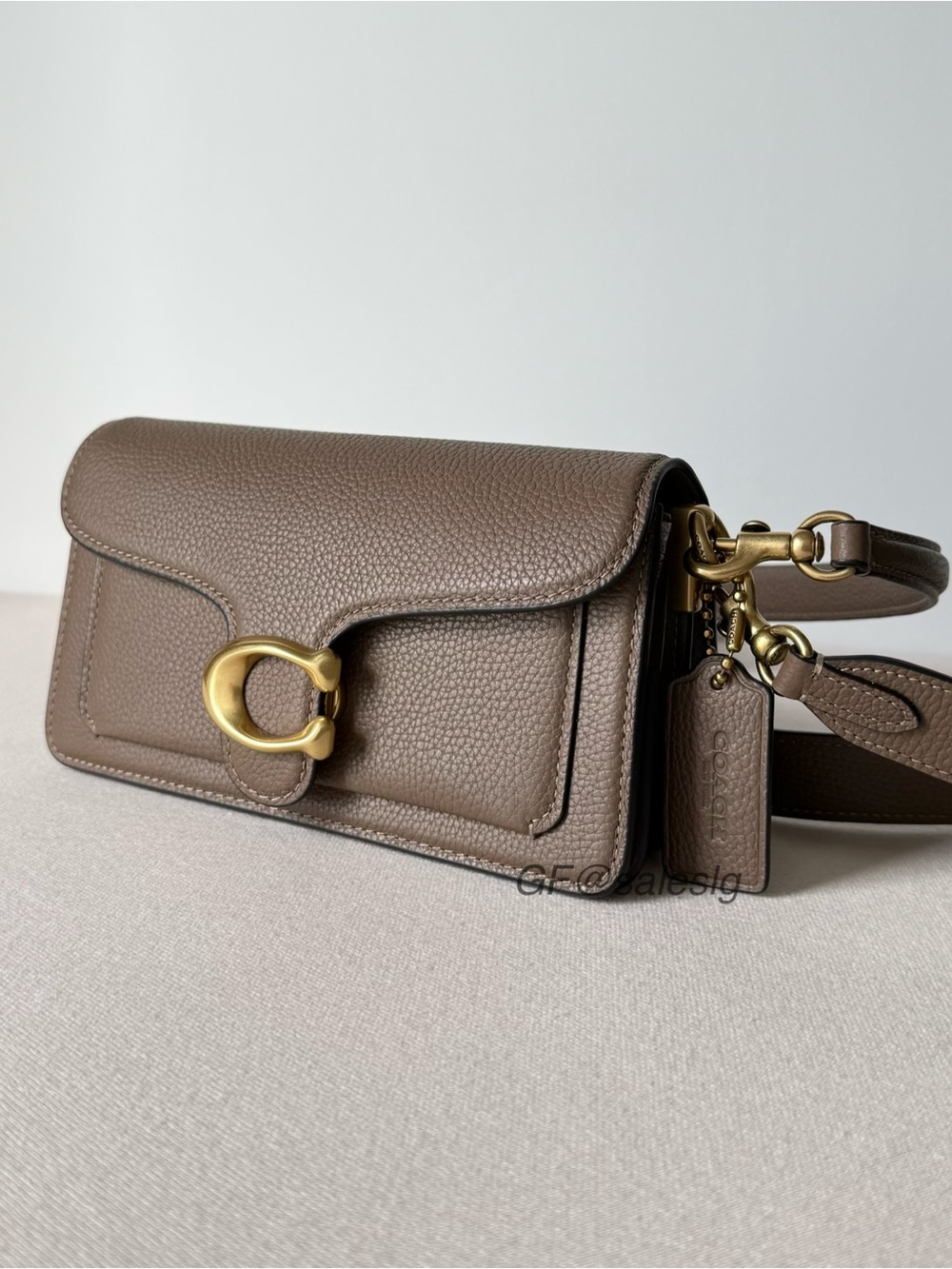 NWT Coach Tabby Shoulder & Crossbody Bag 20 Gold Dark Stone CY201